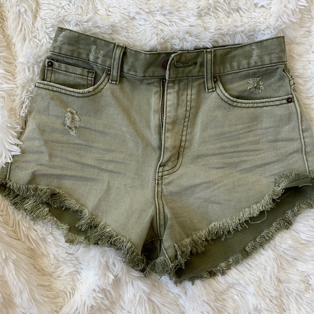 Urban Outfitters BDG Olive Shorts
